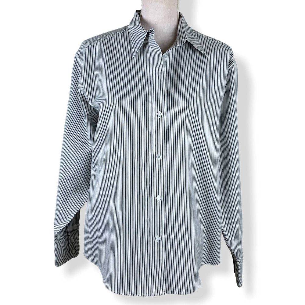 Double R by Ravi Ratan Striped Shirt Sz XL Cotton